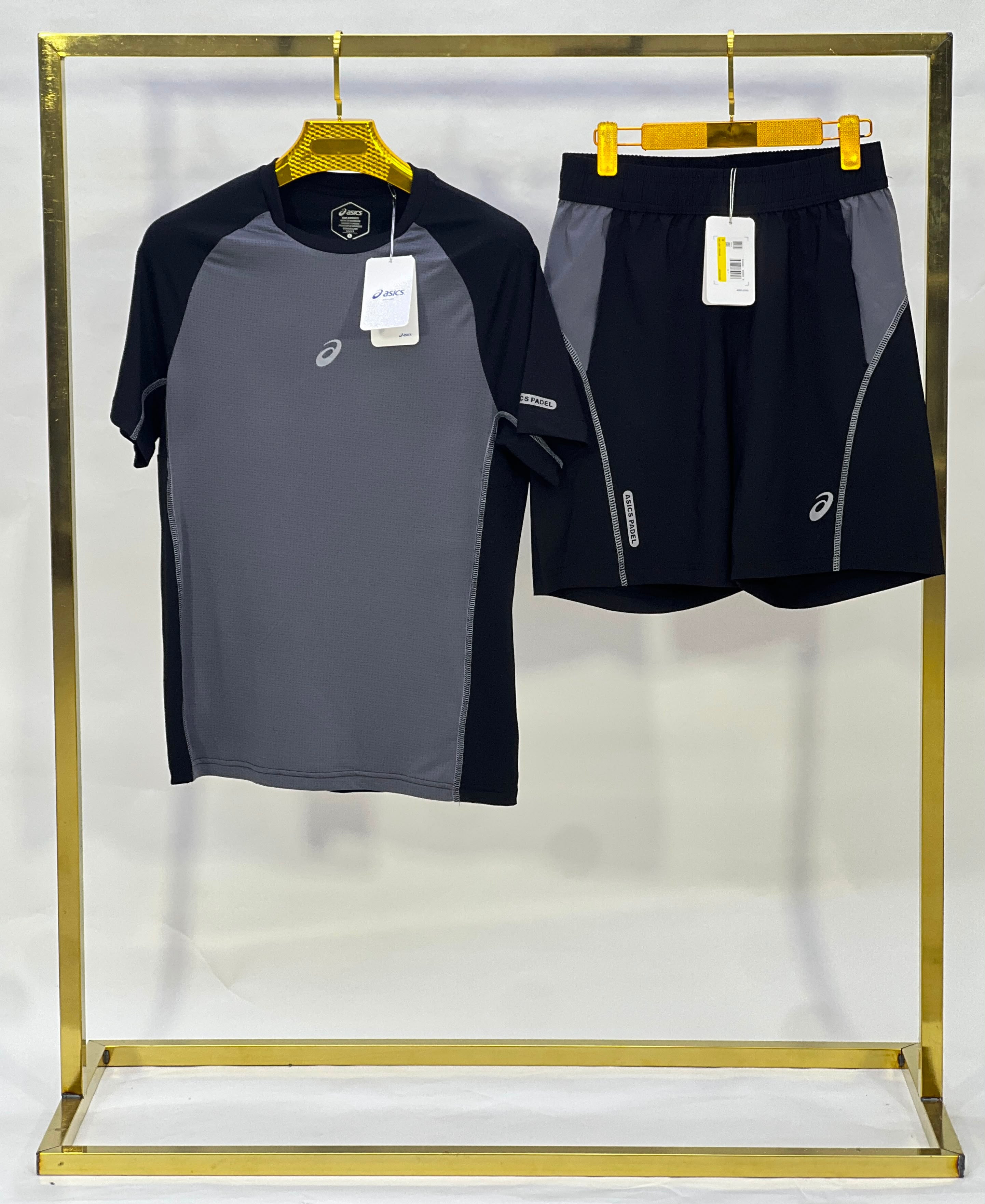 Ensemble Sport Premium ASICS – T-Shirt & Short Haute Qualité, Plusieurs Couleurs