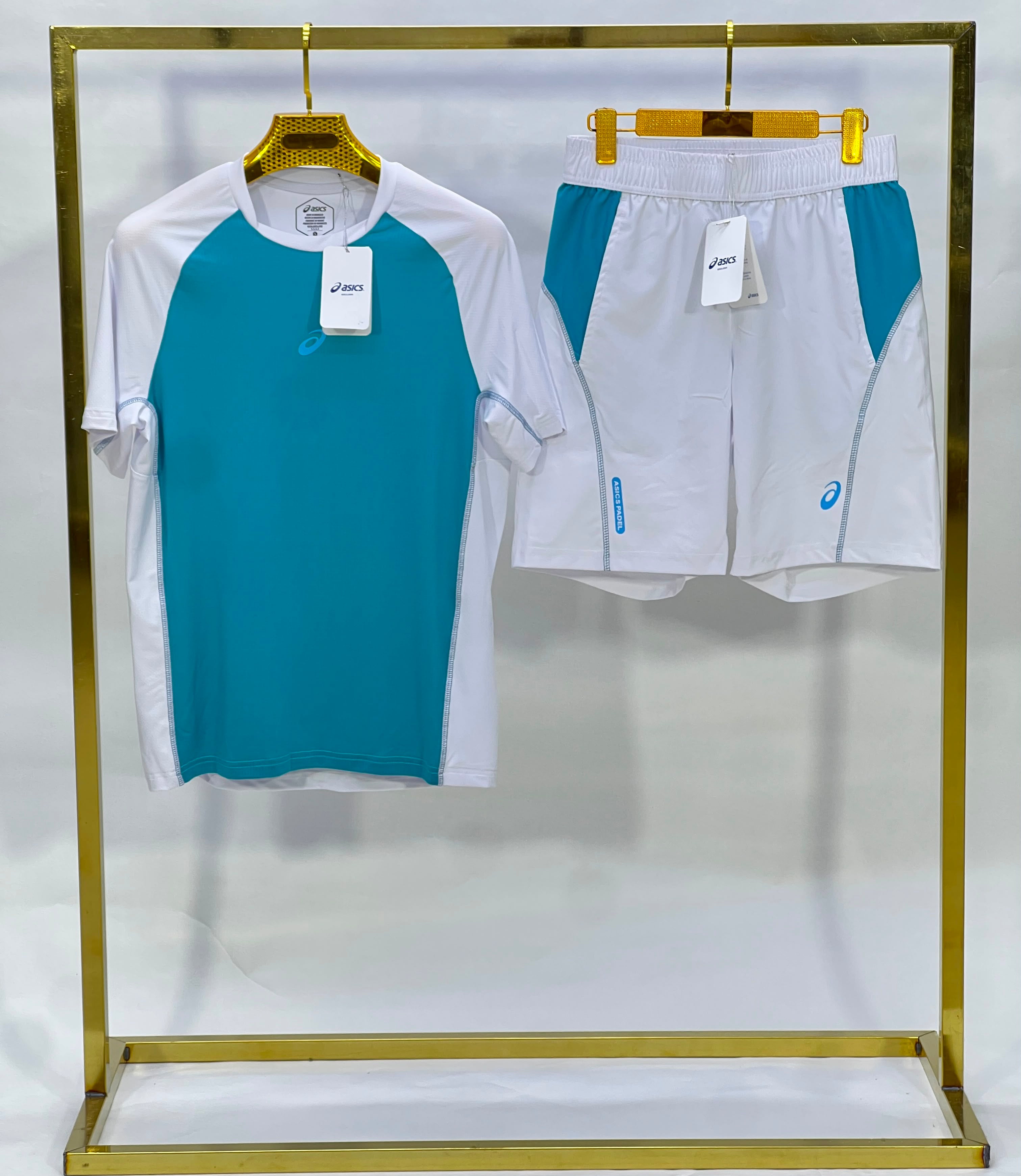 Ensemble Sport Premium ASICS – T-Shirt & Short Haute Qualité, Plusieurs Couleurs